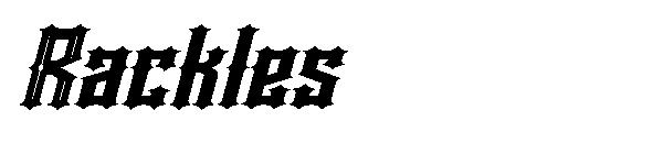 Rackles字体