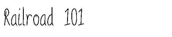 Railroad 101字体