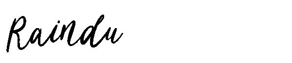 Raindu字体
