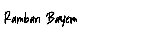 Ramban Bayem字体