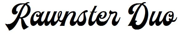 Rawnster字体 Duo字体
