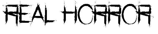 Real Horror字体