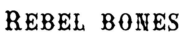 Rebel bones字体