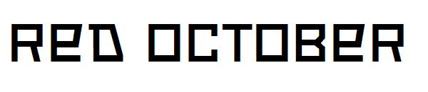 Red October字体