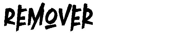 Remover字体