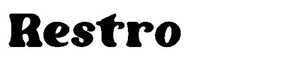 Restro字体