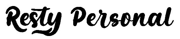 Resty Personal字体