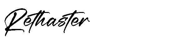 Rethaster字体