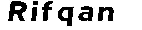 Rifqan字体