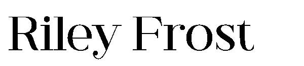 Riley Frost字体