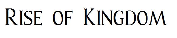Rise of Kingdom字体