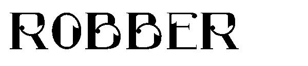 ROBBER字体