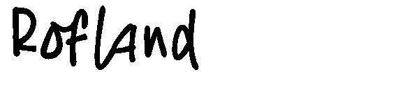 Rofland字体