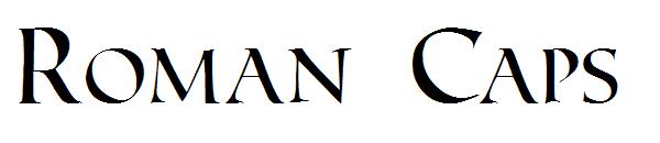 Roman Caps字体