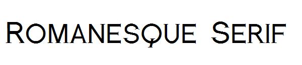 Romanesque Serif字体
