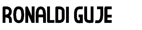 RONALDI GUJE字体