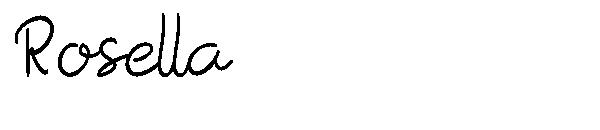 Rosella字体
