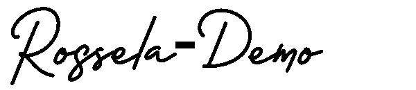 Rossela-Demo字体