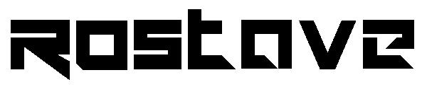 Rostave字体