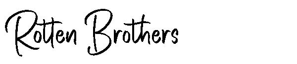 Rotten Brothers字体