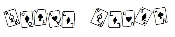 Royal Flush字体