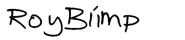 RoyBlimp字体