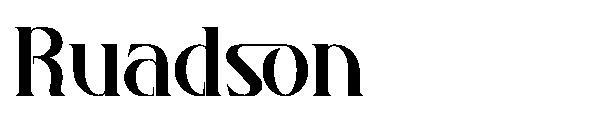 Ruadson字体