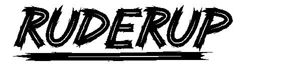 Ruderup字体