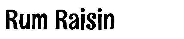 Rum Raisin字体