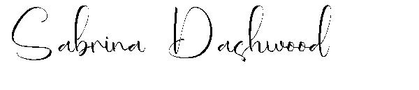 Sabrina Dashwood字体