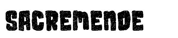 Sacremende字体