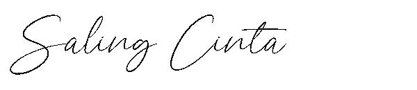 Saling Cinta字体