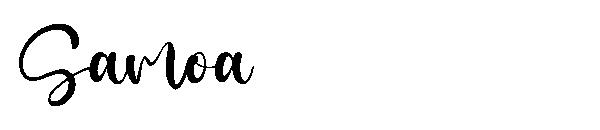 Samoa字体