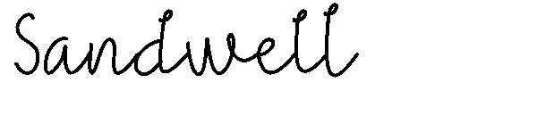 Sandwell字体