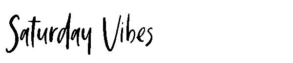 Saturday Vibes字体