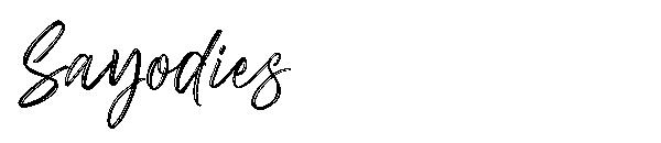 Sayodies字体