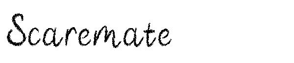 Scaremate字体