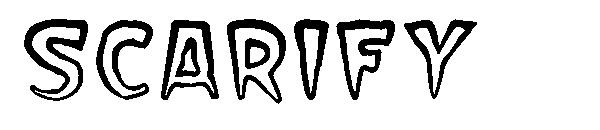 Scarify字体
