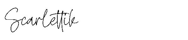 Scarlettik字体