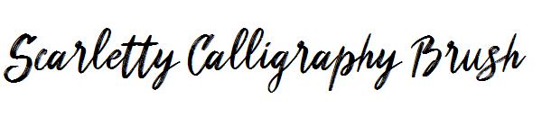 Scarletty Calligraphy Brush字体