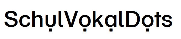 SchulVokalDots字体