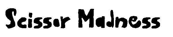 Scissor Madness字体