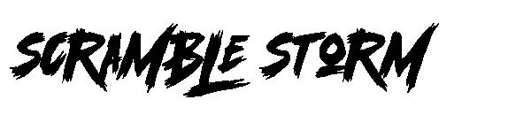 Scramble Storm字体