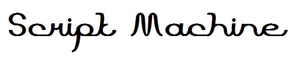 Script Machine字体