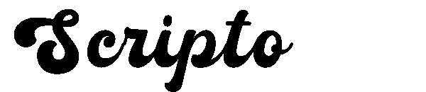 Scripto字体