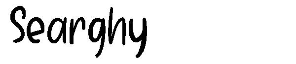 Searghy字体