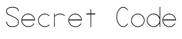 Secret Code字体