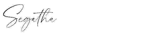 Segatha字体