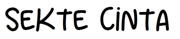 Sekte Cinta字体