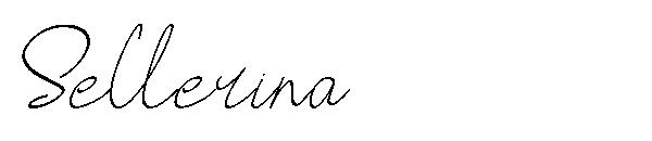 Sellerina字体